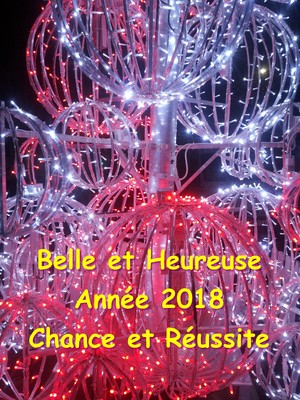 Belle et Heureuse Année 2018